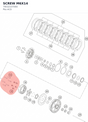 Diagram preview: SCREW M6X14 (79532107000)