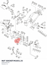 Diagram preview: NUT SOCKET-M10X1.25 (93003005100)