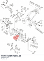 Diagram preview: NUT SOCKET-M10X1.25 (93003005100)