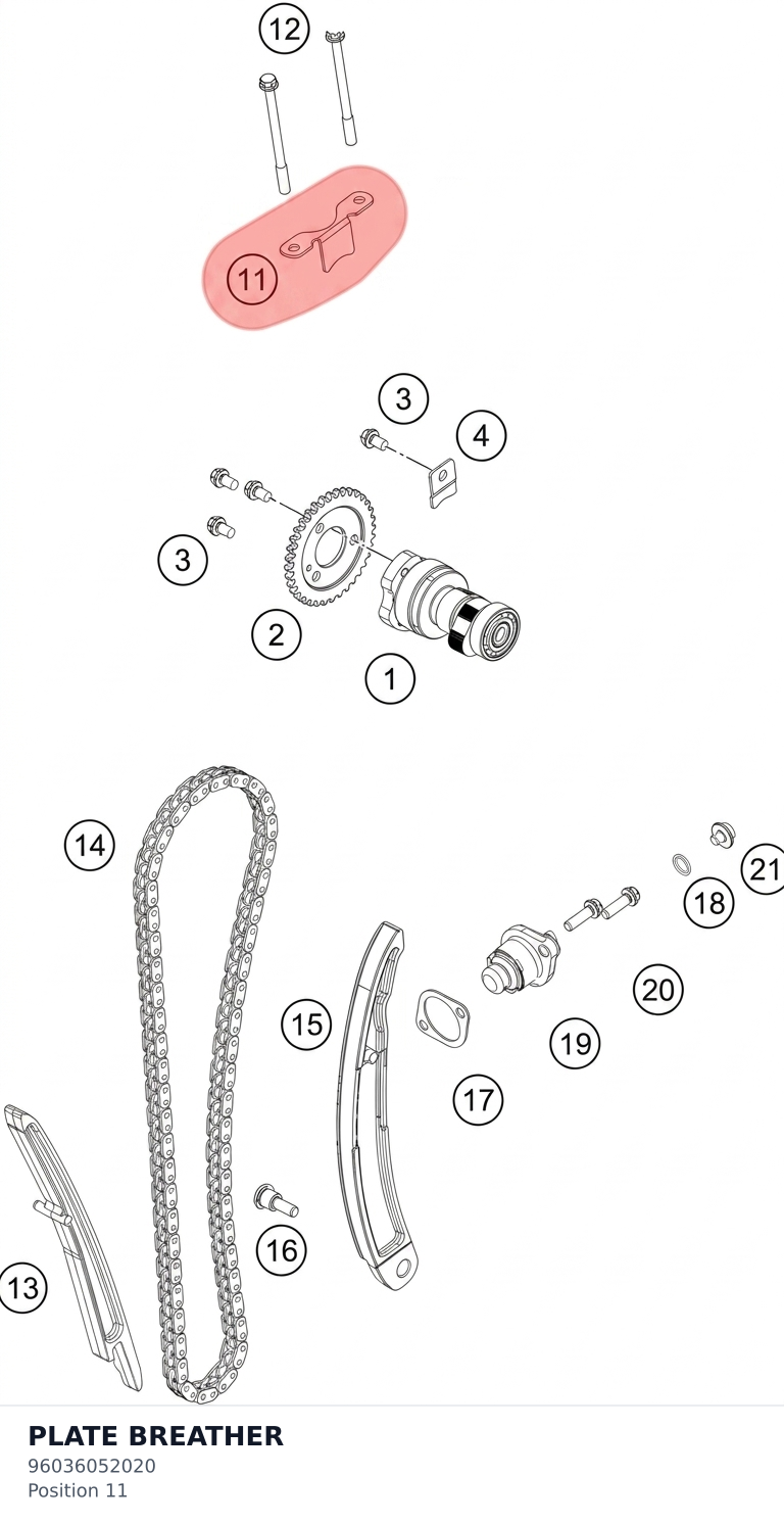 Diagram preview: PLATE BREATHER (96036052020)