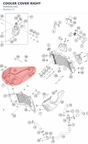 Diagram preview: COOLER COVER RIGHT (95808061000)