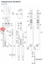 Diagram preview: Preload bush 26x38x10 (43570135)