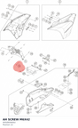 Diagram preview: AH SCREW M6X42 (90508006002)