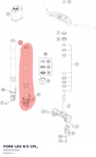 Diagram preview: FORK LEG R/S CPL. (90501002000)