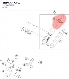 Diagram preview: ENDCAP CPL. (79705182060)