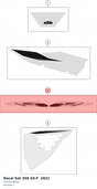 Diagram preview: Decal Set 350 SX-F  2021 (79108198005)
