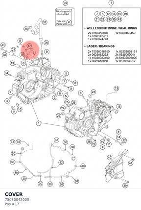 Diagram preview: COVER (75030042000)
