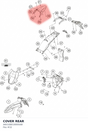 Diagram preview: COVER REAR (A60108018000AB)