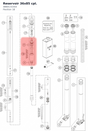 Diagram preview: Reservoir 36x85 cpl. (48601315S4)