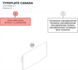 Diagram preview: TYPEPLATE CANADA (LI24-A490-12)