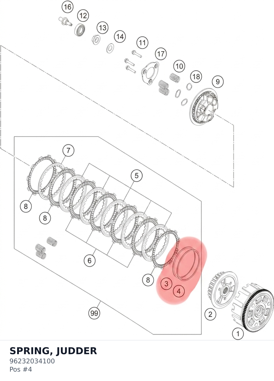 Diagram preview: SPRING, JUDDER (96232034100)