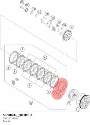 Diagram preview: SPRING, JUDDER (96232034100)