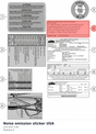 Diagram preview: Noise emission sticker USA (LI21-637-13A)