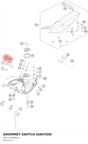 Diagram preview: GROMMET SWITCH IGNITION (A61711066010)