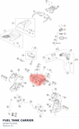 Diagram preview: FUEL TANK CARRIER (A62607013050)