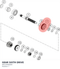 Diagram preview: GEAR SIXTH DRIVE (96233006000)