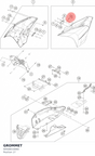 Diagram preview: GROMMET (90508010060)
