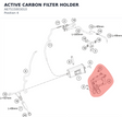 Diagram preview: ACTIVE CARBON FILTER HOLDER (A67515003010)