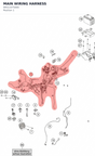 Diagram preview: MAIN WIRING HARNESS (94511075000)