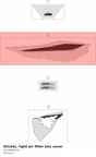 Diagram preview: Sticker, right air filter box cover (79108086100)