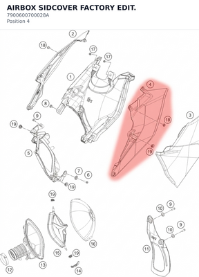 Diagram preview: AIRBOX SIDCOVER FACTORY EDIT. (7900600700028A)