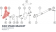 Diagram preview: SIDE STAND BRACKET (6130302600033S)