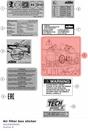 Diagram preview: Air filter box sticker (A62406009000)