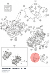 Diagram preview: SECURING GUIDE RC8 CPL. (61230047144)
