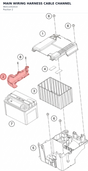 Diagram preview: MAIN WIRING HARNESS CABLE CHANNEL (96311052010)