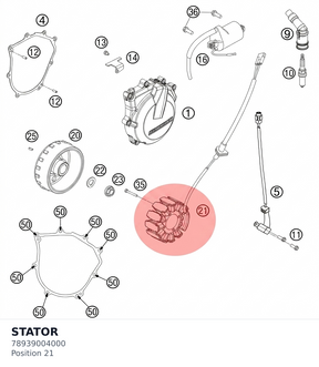 Diagram preview: STATOR (78939004000)