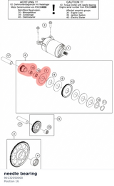 Diagram preview: needle bearing (90132050000)