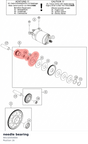 Diagram preview: needle bearing (90132050000)