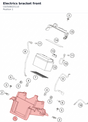 Diagram preview: Electrics bracket front (C63508025110)