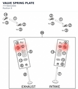 Diagram preview: VALVE SPRING PLATE (77736032000)