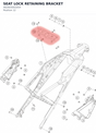 Diagram preview: SEAT LOCK RETAINING BRACKET (A62603002054)