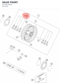 Diagram preview: VALVE FRONT (26109076000)