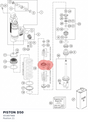 Diagram preview: PISTON D50 (50180786E)