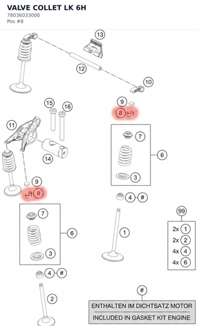 Diagram preview: VALVE COLLET LK 6H (78036033000)