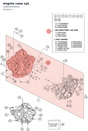 Diagram preview: engine case cpl. (A46030000044)