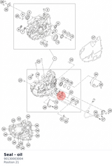 Diagram preview: Seal - oil (90130003004)