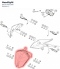 Diagram preview: Headlight (A61014001000)