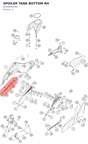 Diagram preview: SPOILER TANK BOTTOM RH (96308061000)