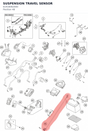 Diagram preview: SUSPENSION TRAVEL SENSOR (61916062000)
