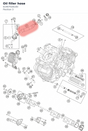 Diagram preview: Oil filler hose (61907026100)