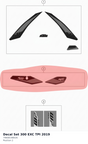 Diagram preview: Decal Set 300 EXC TPI 2019 (79608198026)