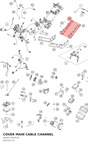 Diagram preview: COVER MAIN CABLE CHANNEL (A62611047010)