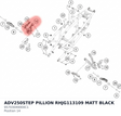 Diagram preview: ADV250STEP PILLION RHJG113109 MATT BLACK (95703049000C1)