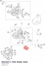 Diagram preview: BRACKET F. FREE WHEEL GEAR (90140020002)