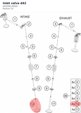 Diagram preview: Inlet valve d42 (A62636130000)