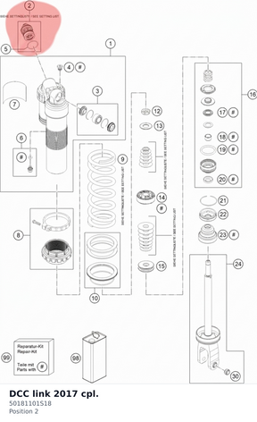 Diagram preview: DCC link 2017 cpl. (50181101S18)